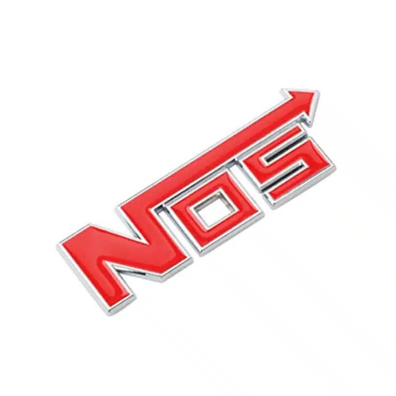 آرم فلزی NOS قرمز بسته ۲ عددی-۴ آرم فلزی NOS قرمز بسته ۲ عددی