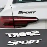 آرم فلزی اسپرت SPORT مشکی ۱۶ سانتی