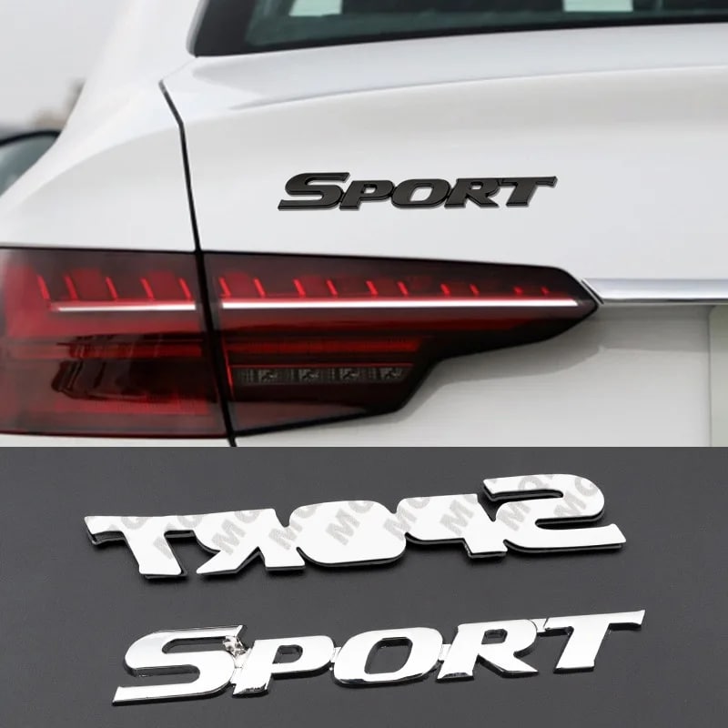 آرم فلزی اسپرت مشکی SPORT-۱ آرم فلزی اسپرت SPORT مشکی ۱۶ سانتی