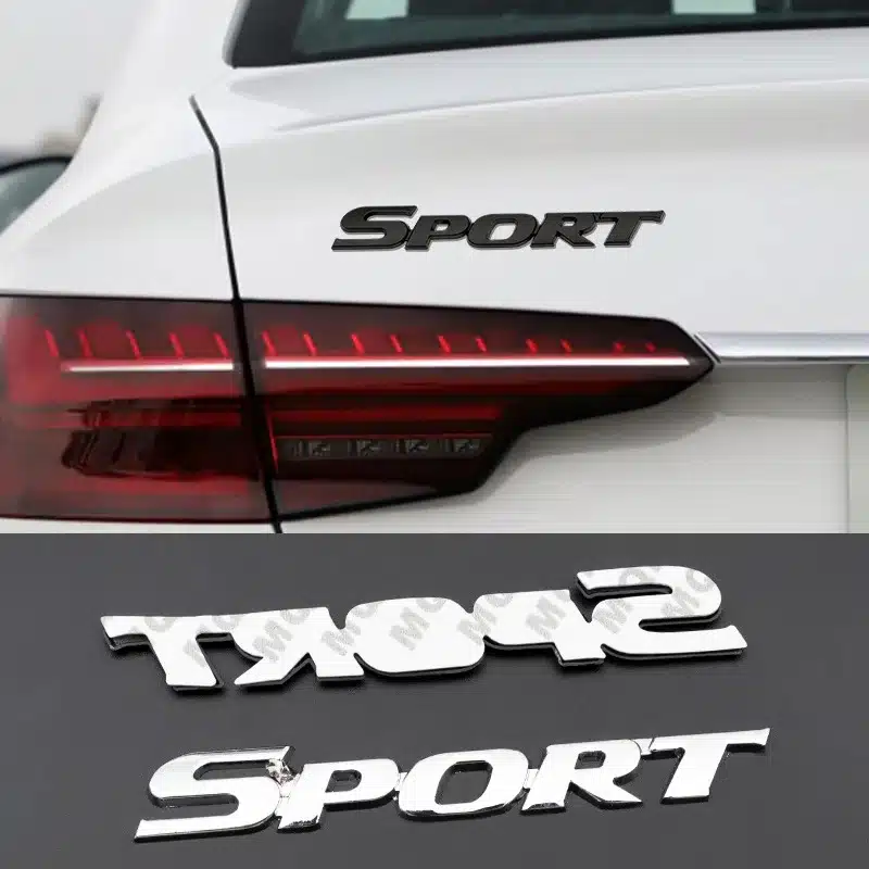 آرم فلزی اسپرت مشکی SPORT-۱ آرم فلزی اسپرت SPORT مشکی ۱۶ سانتی