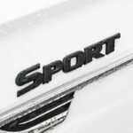 آرم فلزی اسپرت SPORT مشکی ۱۶ سانتی