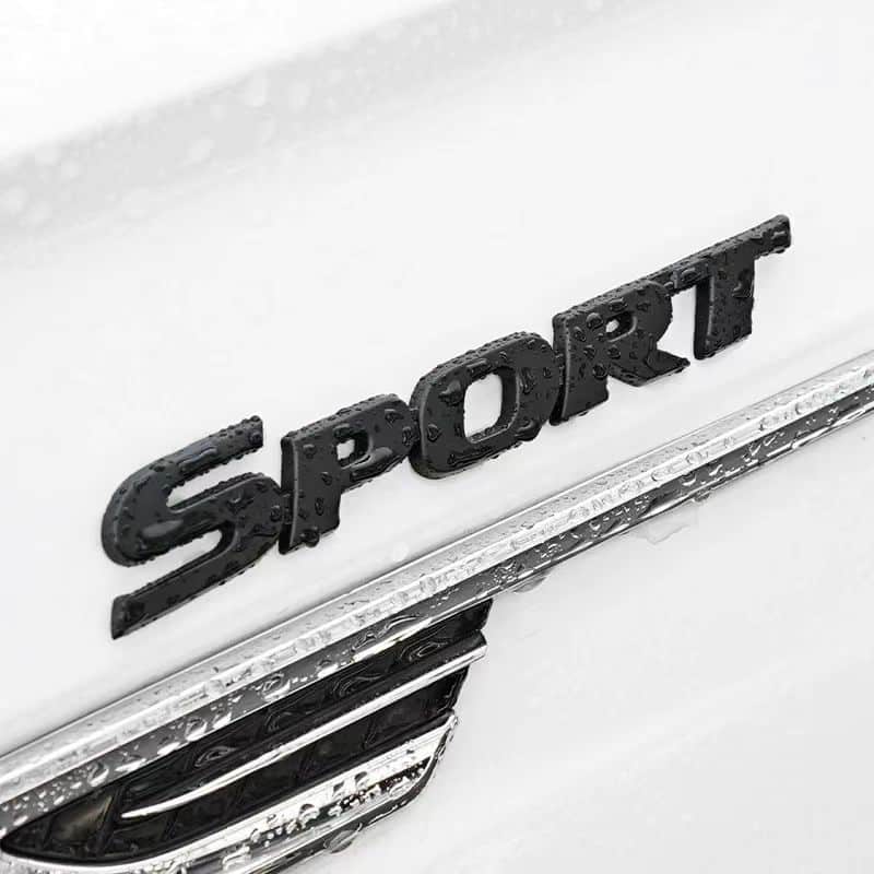 آرم فلزی اسپرت مشکی SPORT-۴ آرم فلزی اسپرت SPORT مشکی ۱۶ سانتی