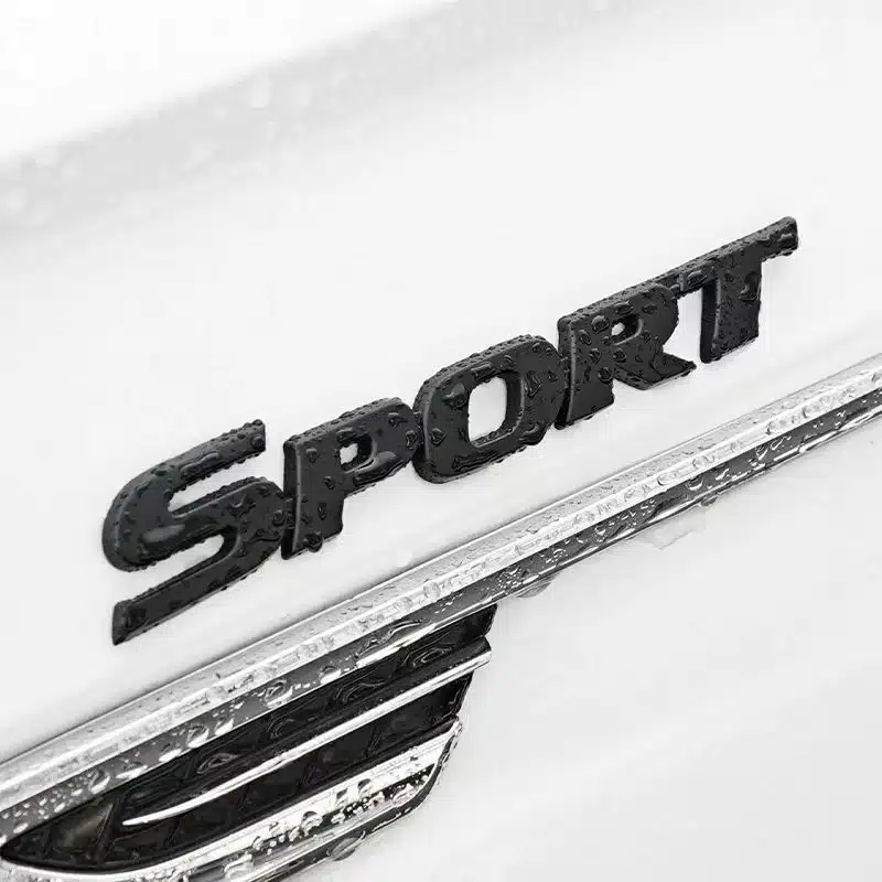 آرم فلزی اسپرت مشکی SPORT-۴ آرم فلزی اسپرت SPORT مشکی ۱۶ سانتی