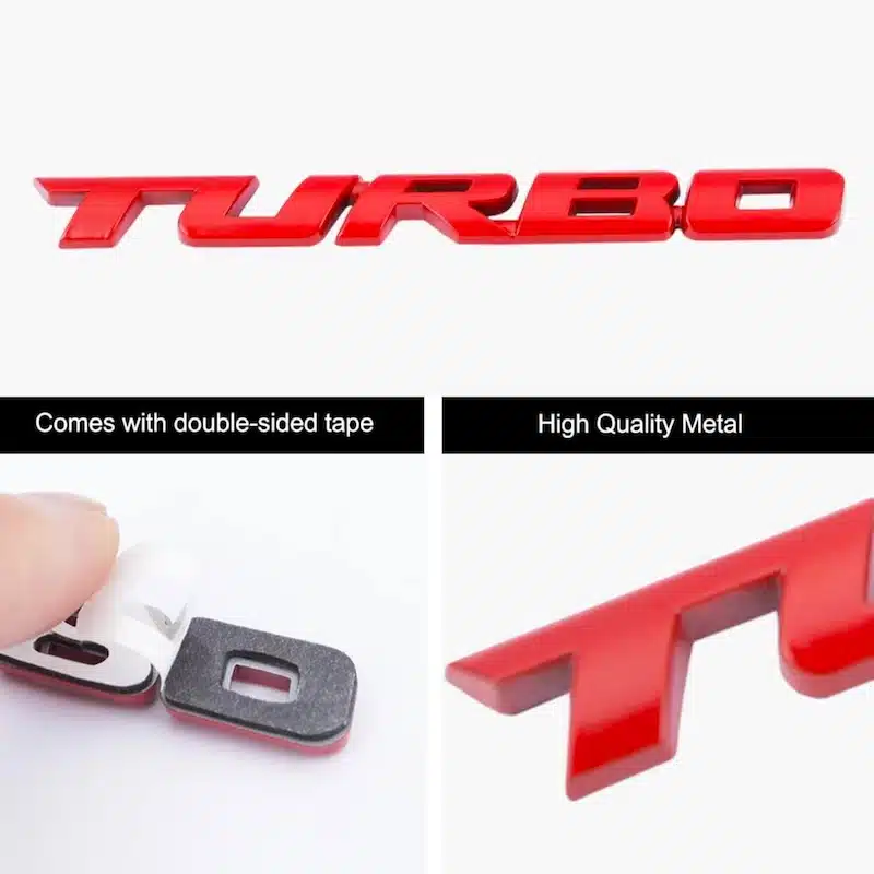 آرم فلزی توربو قرمز ۱۳ سانتی-۲ آرم فلزی توربو قرمز ۱۳ سانتی