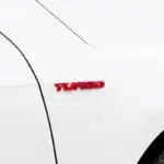 آرم فلزی توربو قرمز ۱۳ سانتی