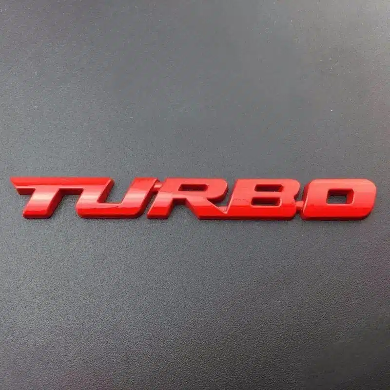 آرم فلزی توربو قرمز ۱۳ سانتی-۵ آرم فلزی توربو قرمز ۱۳ سانتی