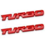 آرم فلزی توربو قرمز ۱۳ سانتی