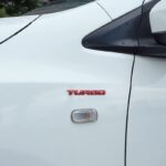 آرم فلزی توربو قرمز ۱۳ سانتی