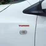 آرم فلزی توربو قرمز ۱۳ سانتی