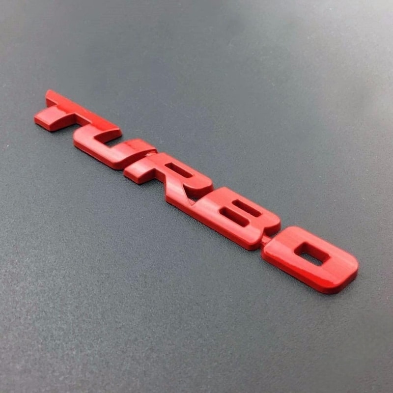 آرم فلزی توربو قرمز ۱۳ سانتی آرم فلزی توربو قرمز ۱۳ سانتی