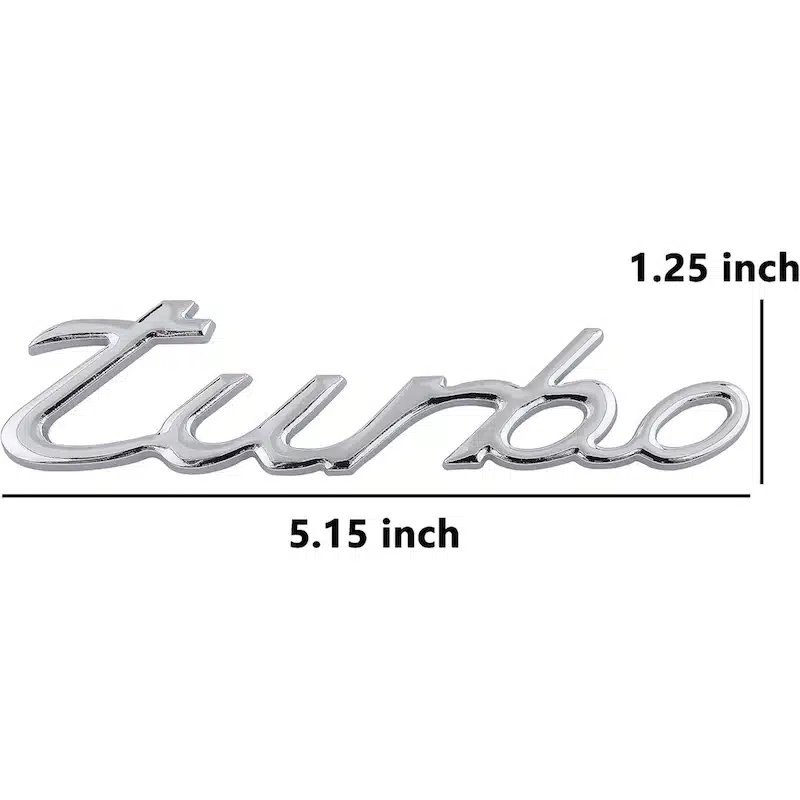 آرم فلزی توربو پورشه ۹۱۱ استیل-۴ آرم فلزی توربو پورشه ۹۱۱ استیل