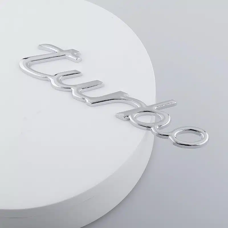 آرم فلزی توربو پورشه ۹۱۱ استیل-۵ آرم فلزی توربو پورشه ۹۱۱ استیل