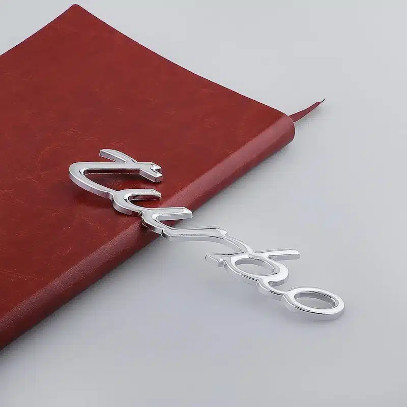 آرم فلزی توربو پورشه ۹۱۱ استیل-۸ آرم فلزی توربو پورشه ۹۱۱ استیل