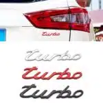 آرم فلزی توربو پورشه ۹۱۱ قرمز