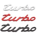 آرم فلزی توربو پورشه ۹۱۱ قرمز