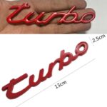 آرم فلزی توربو پورشه ۹۱۱ قرمز