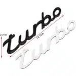 آرم فلزی توربو پورشه ۹۱۱ مشکی