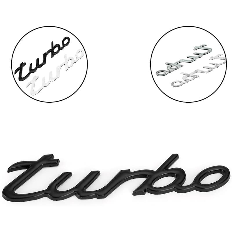 آرم فلزی توربو پورشه ۹۱۱ مشکی-۱ آرم فلزی توربو پورشه ۹۱۱ مشکی