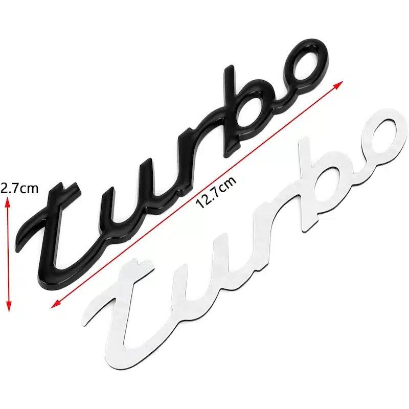 آرم فلزی توربو پورشه ۹۱۱ مشکی آرم فلزی توربو پورشه ۹۱۱ مشکی