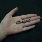 آرم فلزی روی گلگیر توربو استیل ۲ عددی