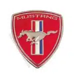 آرم فلزی موستانگ قرمز استیل