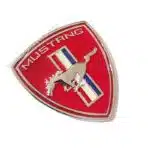 آرم فلزی موستانگ قرمز استیل