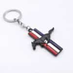 جاسوییچی سرکلیدی فلزی طرح موستانگ