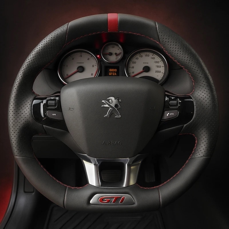 فرمان پژو ۲۰۸ GTi لوگو قرمز مناسب ۲۰۷ و ۲۰۶-۳ فرمان پژو ۲۰۸ GTi لوگو قرمز مناسب ۲۰۷ و ۲۰۶