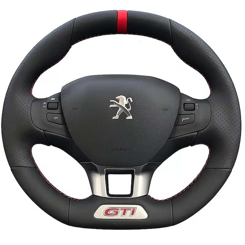 فرمان پژو ۲۰۸ GTi لوگو قرمز مناسب ۲۰۷ و ۲۰۶-۶ فرمان پژو ۲۰۸ GTi لوگو قرمز مناسب ۲۰۷ و ۲۰۶