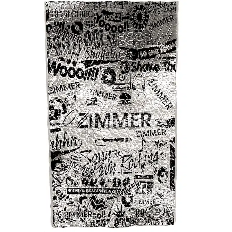 ورق دمپینگ زیمر سایز ۸۲ در ۴۶ در ۲ CM نقره ای-۳ ورق دمپینگ زیمر سایز ۸۲ در ۴۶ در ۲ CM نقره ای