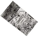 ورق دمپینگ زیمر سایز ۸۲ در ۴۶ در ۲ CM نقره ای