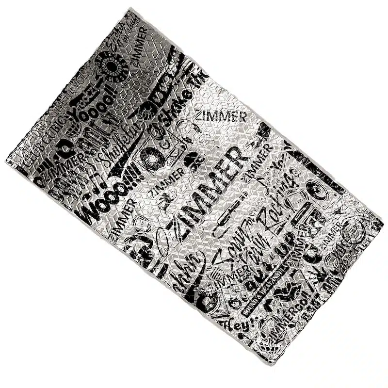 ورق دمپینگ زیمر سایز ۸۲ در ۴۶ در ۲ CM نقره ای-۴ ورق دمپینگ زیمر سایز ۸۲ در ۴۶ در ۲ CM نقره ای