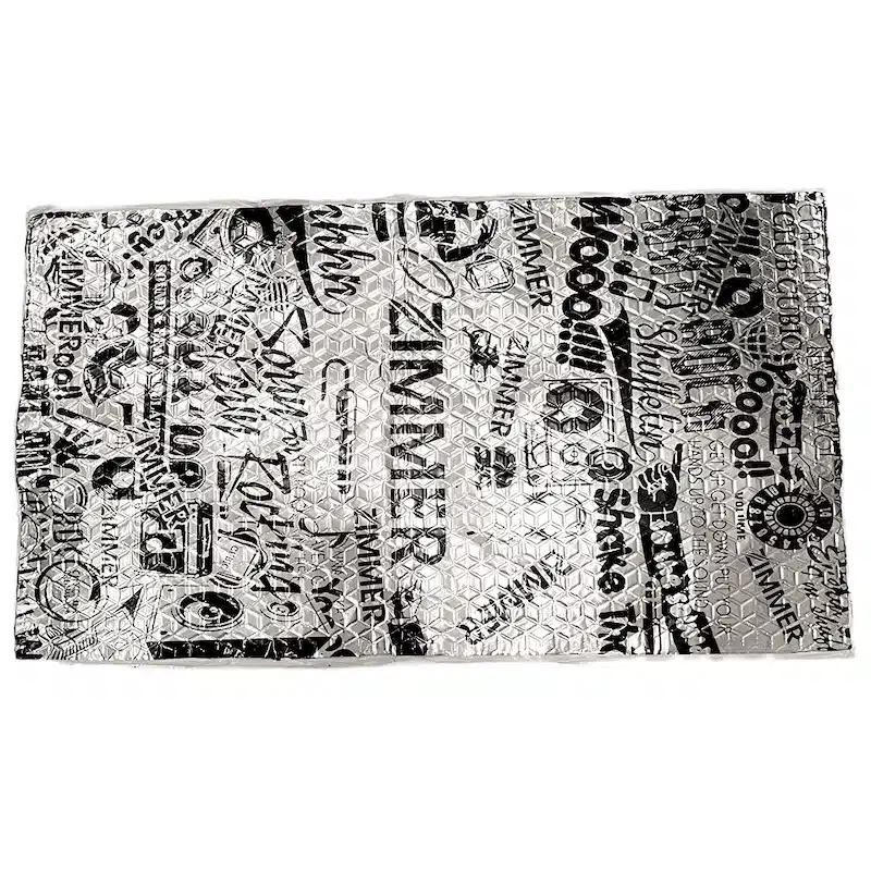 ورق دمپینگ زیمر سایز ۸۲ در ۴۶ در ۲ CM نقره ای-۵ ورق دمپینگ زیمر سایز ۸۲ در ۴۶ در ۲ CM نقره ای