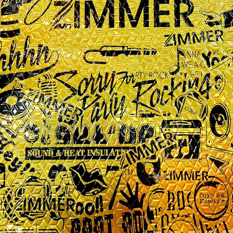 ورق دمپینگ زیمر سایز ۸۲ در ۴۶ در ۳ CM طلایی-۲ ورق دمپینگ زیمر سایز ۸۲ در ۴۶ در ۳ CM طلایی