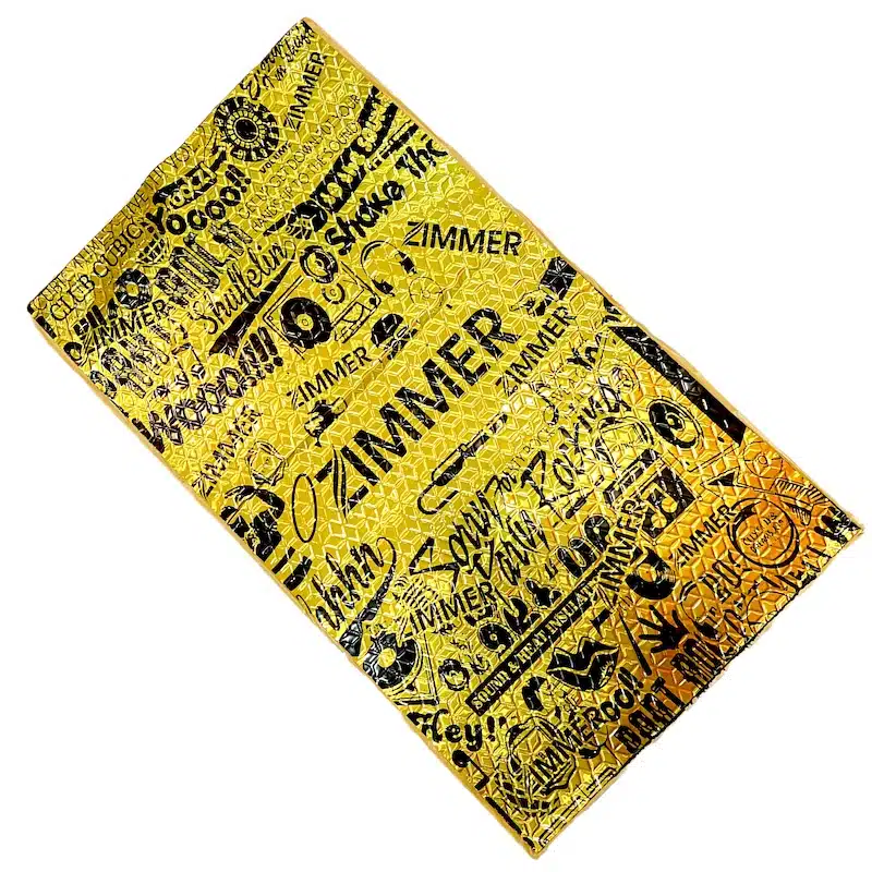 ورق دمپینگ زیمر سایز ۸۲ در ۴۶ در ۳ CM طلایی-۳ ورق دمپینگ زیمر سایز ۸۲ در ۴۶ در ۳ CM طلایی