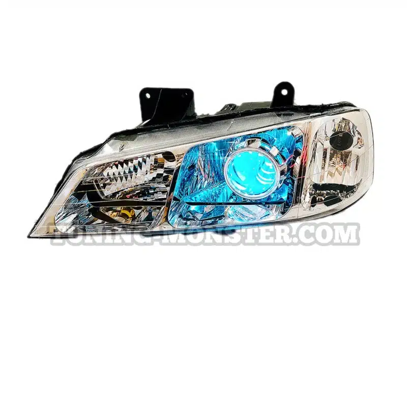 چراغ لنزدار پژو پارس لنز BLUE دویل RGB-۵ چراغ لنزدار پژو پارس لنز BLUE دویل RGB