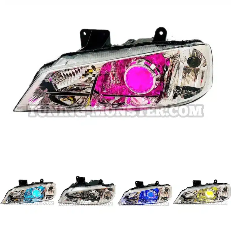 چراغ لنزدار پژو پارس لنز BLUE دویل RGB چراغ لنزدار پژو پارس لنز BLUE دویل RGB