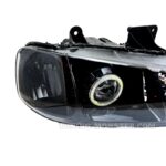 چراغ پژو پارس لنزدار لنز جغدی L20 زیمر انجل سفید