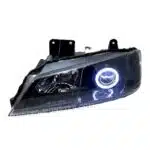 چراغ پژو پارس لنزدار لنز جغدی L20 زیمر انجل سفید