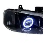 چراغ پژو پارس لنزدار لنز جغدی L20 زیمر انجل سفید