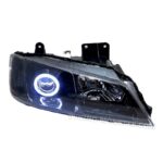 چراغ پژو پارس لنزدار لنز جغدی L20 زیمر انجل سفید