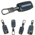 کاور سوییچ فلزی پژو سه کلید سورمه ای