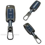 کاور سوییچ فلزی پژو سه کلید سورمه ای