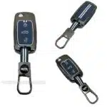 کاور سوییچ فلزی پژو سه کلید سورمه ای