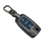 کاور سوییچ فلزی پژو سه کلید سورمه ای