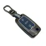 کاور سوییچ فلزی پژو سه کلید سورمه ای