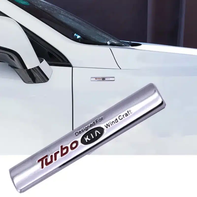 آرم فلزی توربو کیا Turbo KIA Wind Craft-2 آرم فلزی توربو کیا Turbo KIA Wind Craft