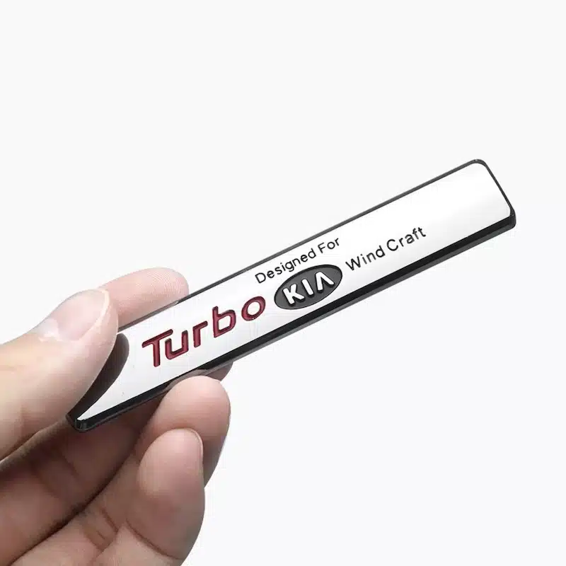 آرم فلزی توربو کیا Turbo KIA Wind Craft-4 آرم فلزی توربو کیا Turbo KIA Wind Craft