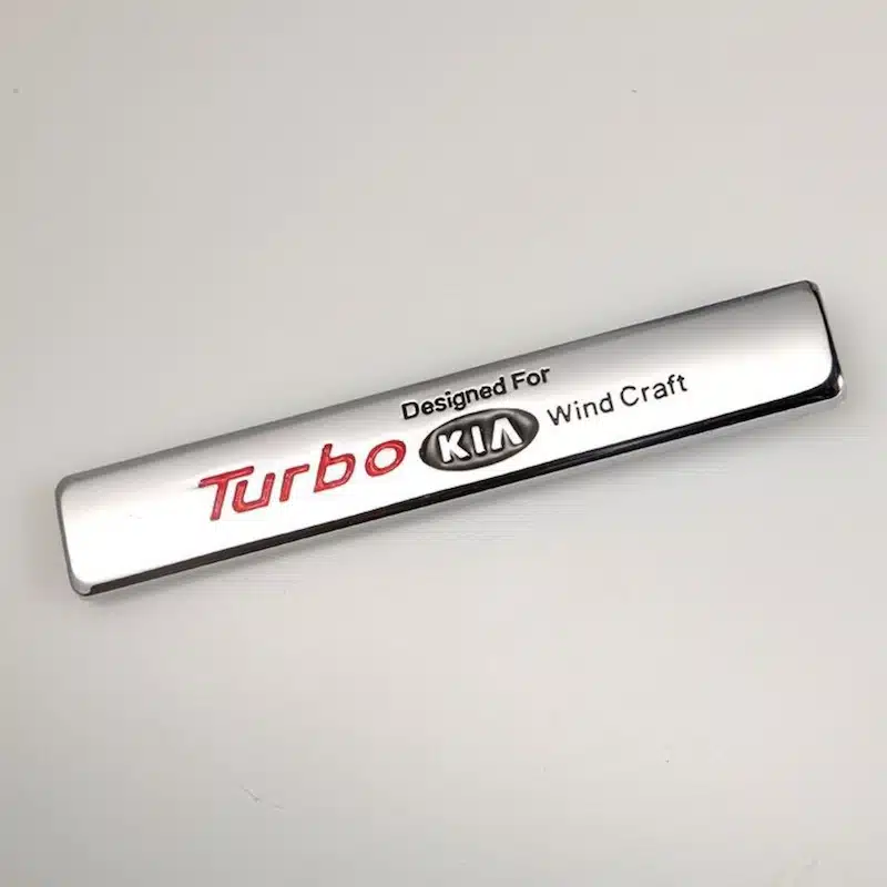 آرم فلزی توربو کیا Turbo KIA Wind Craft-8 آرم فلزی توربو کیا Turbo KIA Wind Craft