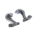 آرم فلزی موستانگ شلبی کوچک استیل ۲ عدد